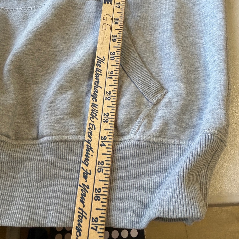 Superdry Vintage JPN Hoodie Mens 2XL Gray Graphic Pullover Sweatshirt - Picture 7 of 8
